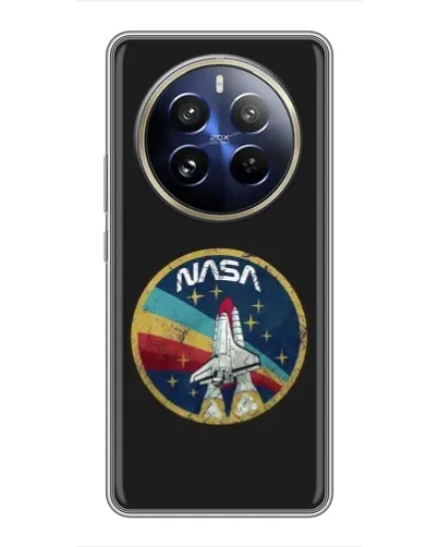 Чехол для Realme 12 Pro Plus с картинкой «NASA — эмблема миссии» Чехол для Realme 12 Pro Plus с картинкой «NASA — эмблема миссии»