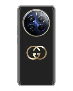 Чехол для Realme 12 Pro Plus с картинкой «Минимализм Gucci»