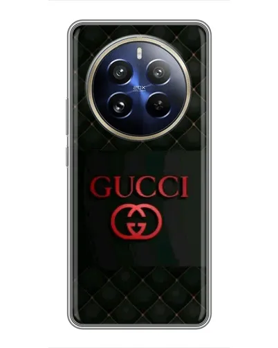Чехол для Realme 12 Pro Plus с картинкой «Gucci — стеганый черный»