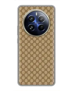 Чохол для Realme 12 Pro Plus з картинкою «Gucci — класичний беж»