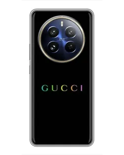 Чохол для Realme 12 Pro Plus з картинкою «Gucci — неоновий мінімалізм»