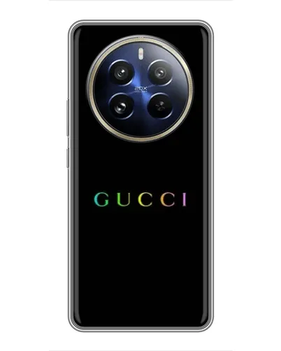 Чохол для Realme 12 Pro Plus з картинкою «Gucci — неоновий мінімалізм» Чохол для Realme 12 Pro Plus з картинкою «Gucci — неоновий мінімалізм»