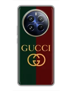 Чохол для Realme 12 Pro Plus з картинкою «Gucci — темно-зелений градієнт»