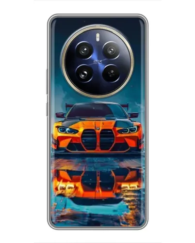 Чохол для Realme 12 Pro Plus з картинкою «BMW — золота емблема» Чохол для Realme 12 Pro Plus з картинкою «BMW — золота емблема»