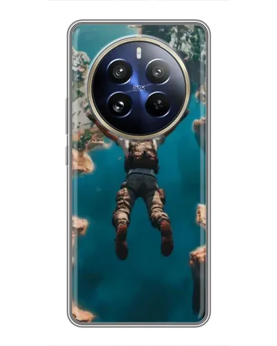 Чехол для Realme 12 Pro Plus с картинкой «PUBG — свободное падение»