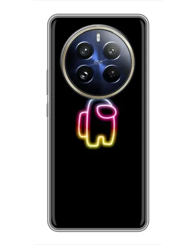 Чехол для Realme 12 Pro Plus с картинкой «Among Us градиент»