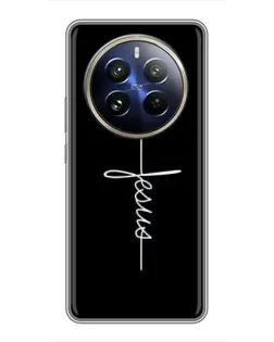 Чехол для Realme 12 Pro Plus с картинкой «Тонкая линия веры»