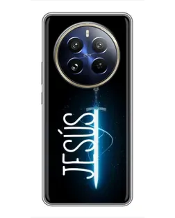 Чехол для Realme 12 Pro Plus с картинкой «Меч Духа Jesus»