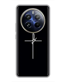 Чохол для Realme 12 Pro Plus з картинкою «Тонкий хрест»