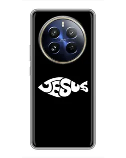 Чохол для Realme 12 Pro Plus з картинкою «Риба  Jesus»