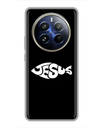 Чохол для Realme 12 Pro Plus з картинкою «Риба Jesus» Чохол для Realme 12 Pro Plus з картинкою «Риба Jesus»