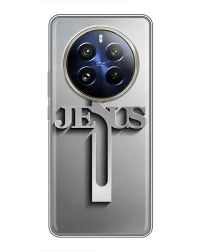 Чохол для Realme 12 Pro Plus з картинкою «Металевий хрест Jesus» Чохол для Realme 12 Pro Plus з картинкою «Металевий хрест Jesus»