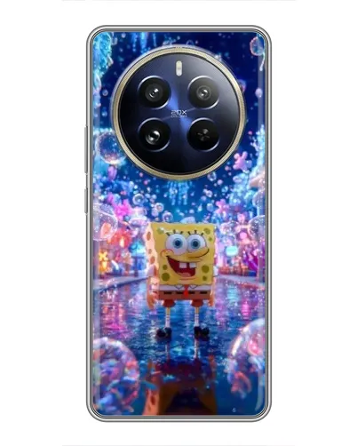 Чехол для Realme 12 Pro Plus с картинкой «Неоновый океан»