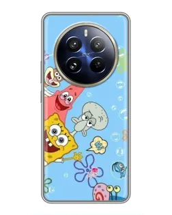 Чехол для Realme 12 Pro Plus с картинкой «Веселые пузырьки»