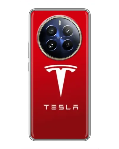 Чехол для Realme 12 Pro Plus с картинкой «Tesla Red Classic»