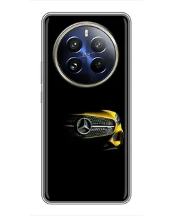Чехол для Realme 12 Pro Plus с картинкой «Mercedes — ретро стиль»