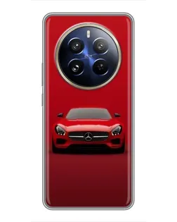 Чехол для Realme 12 Pro Plus с картинкой «Красный Mercedes AMG»