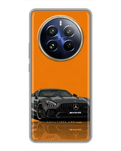 Чехол для Realme 12 Pro Plus с картинкой «Оранжевый Mercedes AMG» Чехол для Realme 12 Pro Plus с картинкой «Оранжевый Mercedes AMG»