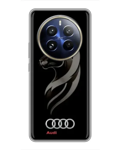 Чехол для Realme 12 Pro Plus с картинкой «Графика — пантера и Audi» Чехол для Realme 12 Pro Plus с картинкой «Графика — пантера и Audi»