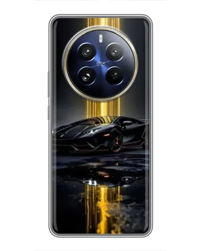 Чехол для Realme 12 Pro Plus с картинкой «Ночной Lamborghini драйв» Чехол для Realme 12 Pro Plus с картинкой «Ночной Lamborghini драйв»