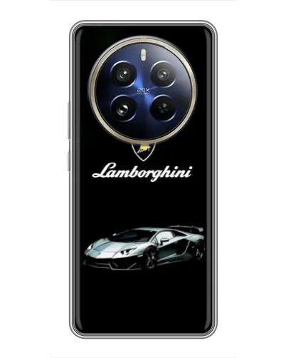 Чехол для Realme 12 Pro Plus с картинкой «Логотип Lamborghini классика» Чехол для Realme 12 Pro Plus с картинкой «Логотип Lamborghini классика»