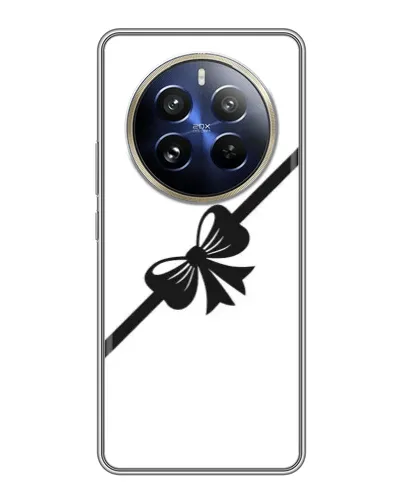 Чехол для Realme 12 Pro Plus с картинкой «Диагональный бант»