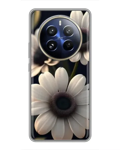 Чехол для Realme 12 Pro Plus с картинкой «Белые маргаритки макро» Чехол для Realme 12 Pro Plus с картинкой «Белые маргаритки макро»