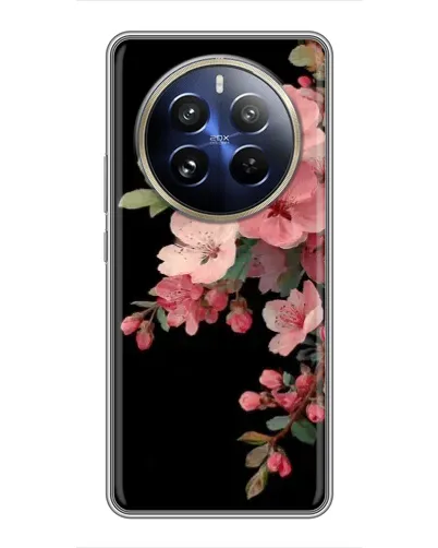 Чехол для Realme 12 Pro Plus с картинкой «Розовая ветка сакуры» Чехол для Realme 12 Pro Plus с картинкой «Розовая ветка сакуры»