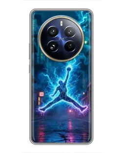 Чохол для Realme 12 Pro з картинкою «Jordan Gold Jumpman»