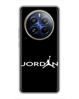 Чохол для Realme 12 Pro з картинкою «Jordan White Logo»