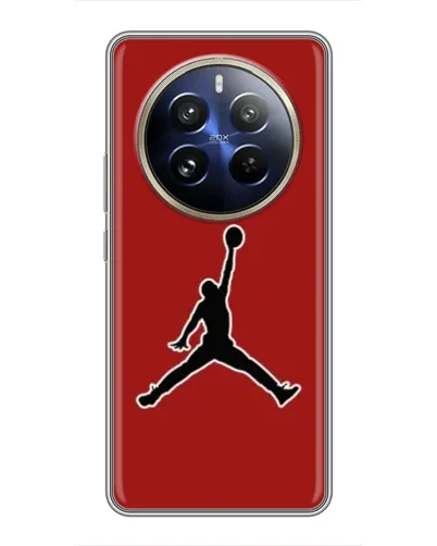 Чохол для Realme 12 Pro з картинкою «Jordan Red Back»