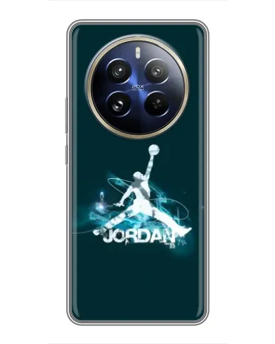 Чохол для Realme 12 Pro з картинкою «Jordan Blue Fire»