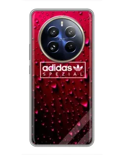 Чохол для Realme 12 Pro з картинкою «Adidas Gold Marble»
