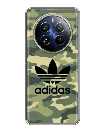 Чохол для Realme 12 Pro з картинкою «Мілітарі стиль Adidas»
