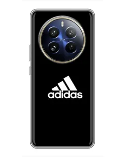 Чохол для Realme 12 Pro з картинкою «Чорна класика Adidas»