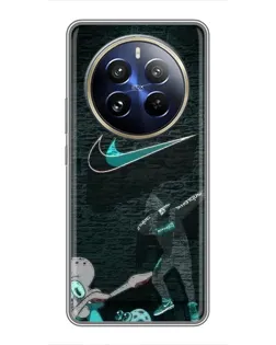 Чохол для Realme 12 Pro з картинкою «Спортивний арт Nike»