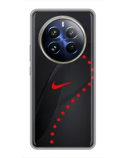 Чехол для Realme 12 Pro с картинкой «Абстрактный дизайн Nike»