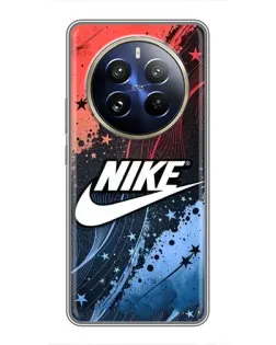 Чехол для Realme 12 Pro с картинкой «Градиентный принт Найк»