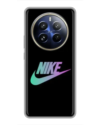 Чехол для Realme 12 Pro с картинкой «Nike — городская ночь»