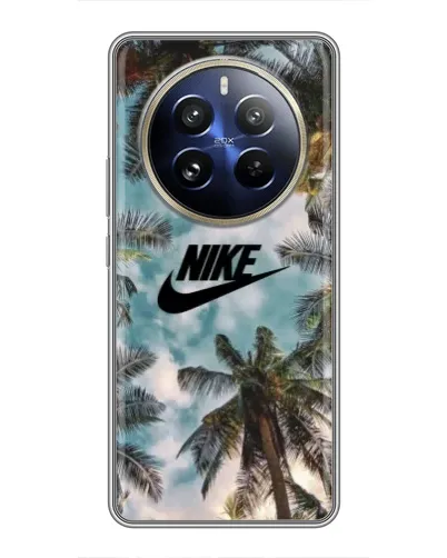 Чохол для Realme 12 Pro з картинкою «Тропічний принт Nike» Чохол для Realme 12 Pro з картинкою «Тропічний принт Nike»