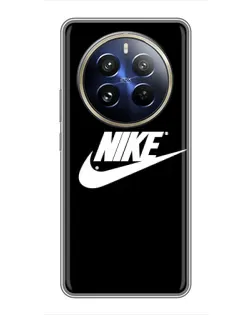 Чохол для Realme 12 Pro з картинкою «Мазки фарби Nike»