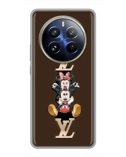 Чохол для Realme 12 Pro з картинкою «LV та Міккі Маус»