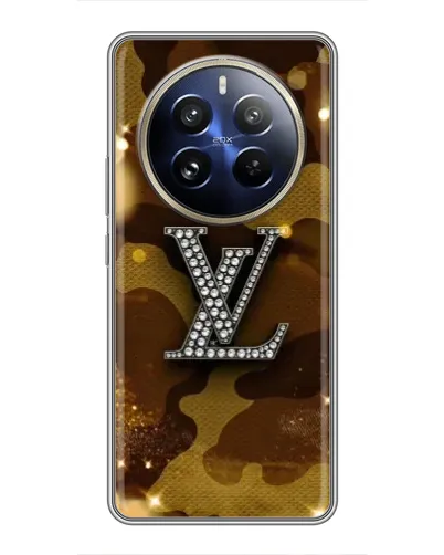 Чохол для Realme 12 Pro з картинкою «Камуфляжний Louis Vuitton»