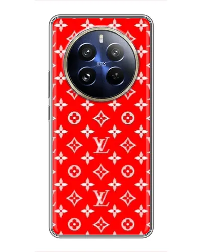 Чохол для Realme 12 Pro з картинкою «Яскравий паттерн LV»