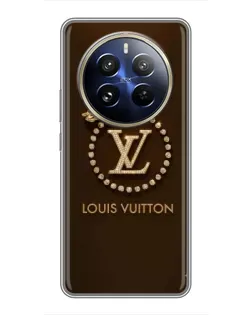Чохол для Realme 12 Pro з картинкою «LV — золота печатка»