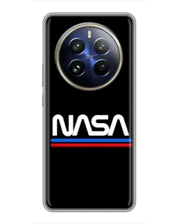 Чохол для Realme 12 Pro з картинкою «NASA — класика Red Blue»