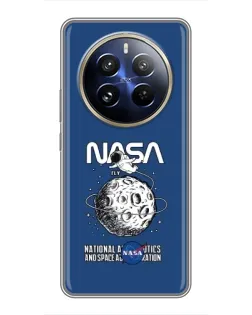 Чохол для Realme 12 Pro з картинкою «NASA — місячна місія»