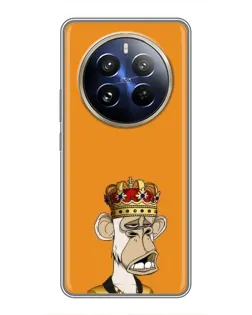 Чохол для Realme 12 Pro з картинкою «Золота мавпа Bored Ape»