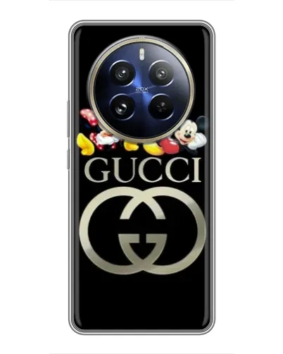 Чохол для Realme 12 Pro з картинкою «Gucci — герої Disney»
