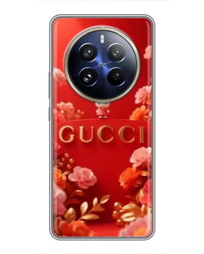 Чохол для Realme 12 Pro з картинкою «Gucci — золотий сад»